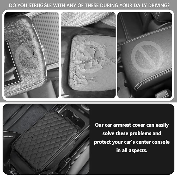 Leather Waterproof Armrest Seat Box Cover | đ„FLAT 50% OFF SALEđ„